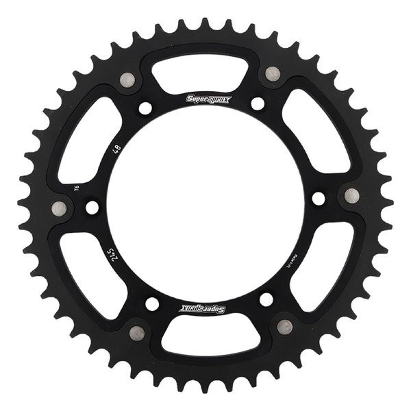 Supersprox Black Stealth Sprocket For Yamaha YZ125, YZ250 1999-2018 RST-245-48-BLK